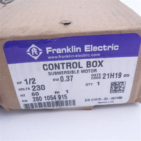 franklin electric control box model 2801054915|2801054915 .